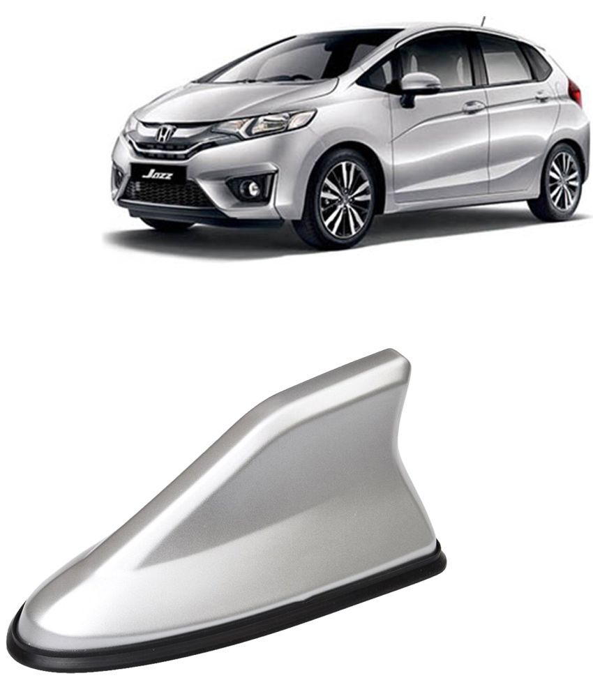     			Kingsway Shark Fin Antenna Roof Aerial Base AM FM Redio Signal, Replace Existing Car Antenna, Waterproof Rubber Ring with ABS Body, Universal Fit for Honda Jazz 2014 - 2018, 1 Piece - Silver