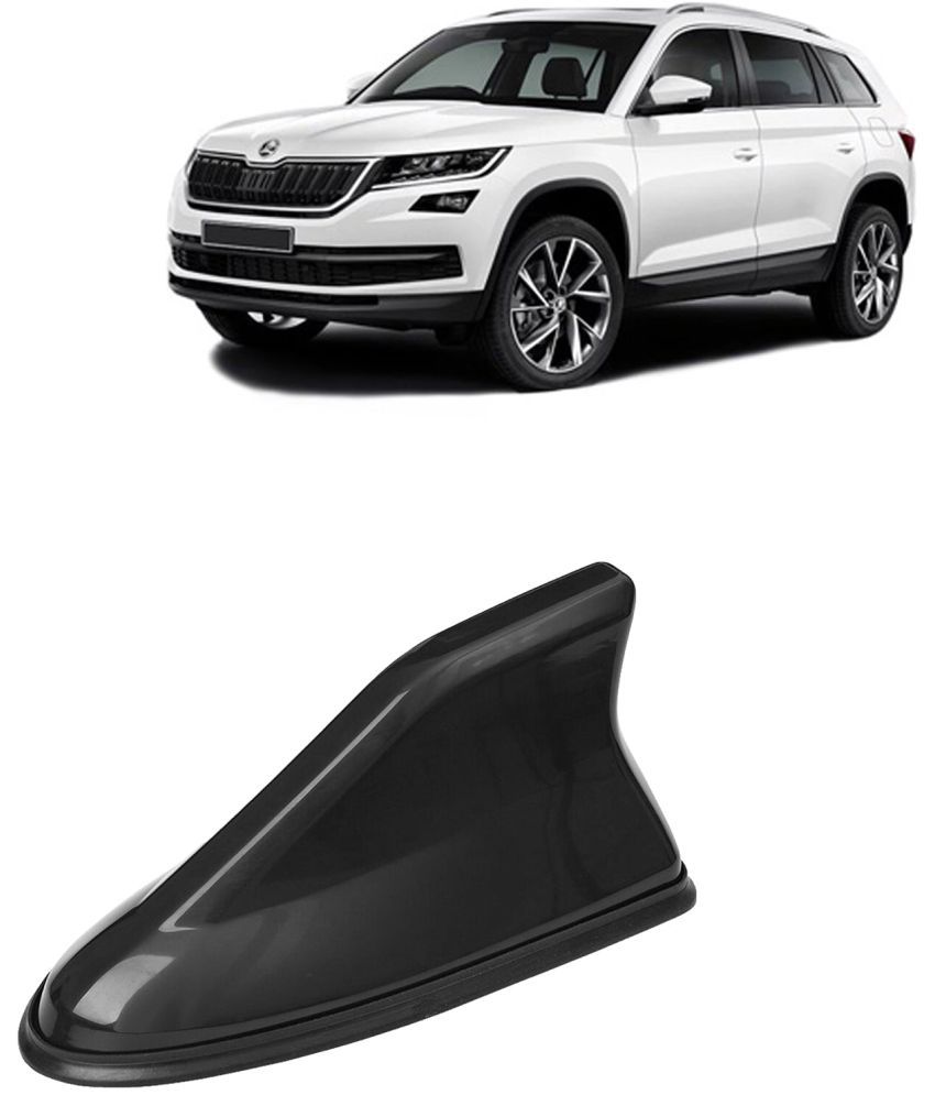     			Kingsway Shark Fin Antenna Roof Aerial Base AM FM Redio Signal, Replace Existing Car Antenna, Waterproof Rubber Ring with ABS Body, Universal Fit for Skoda Kodiaq 2016 - 2020, 1 Piece - White