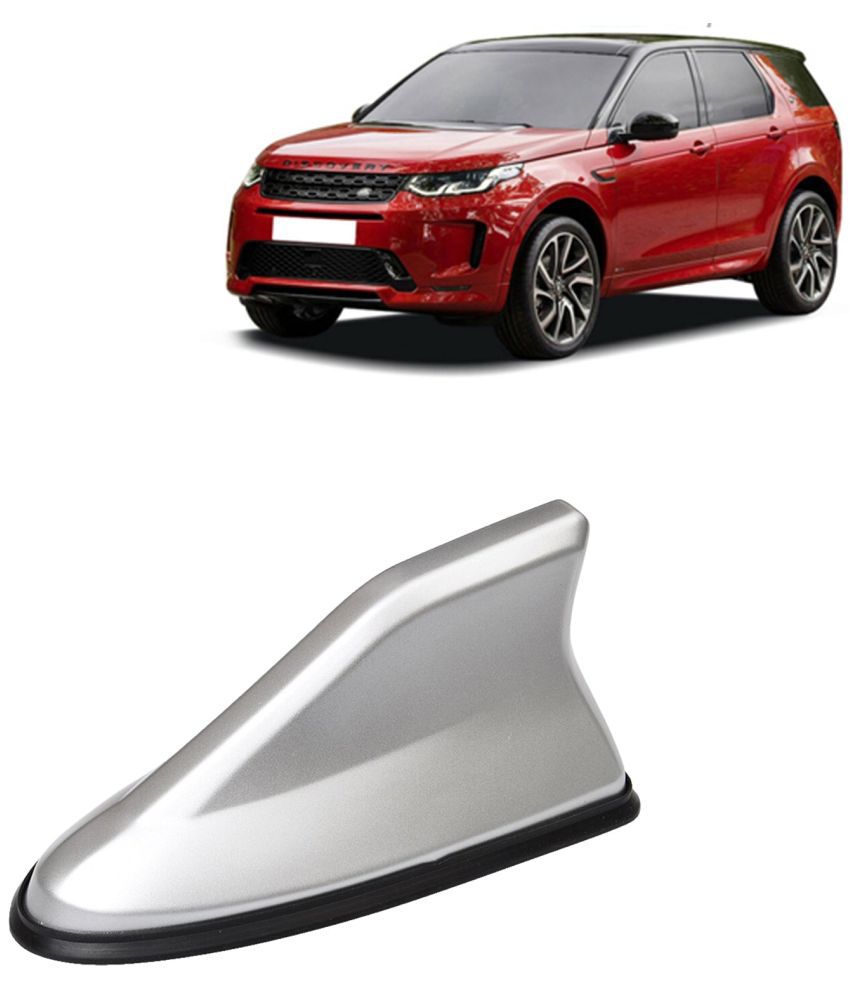     			Kingsway Shark Fin Antenna Roof Aerial Base AM FM Redio Signal, Replace Existing Car Antenna, Waterproof Rubber Ring with ABS Body, Universal Fit for Land Rover Discovery Sport 2020 Onwards, Silver