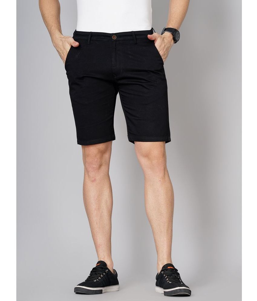     			Paul Street - Black Cotton Men's Shorts ( Pack of 1 )