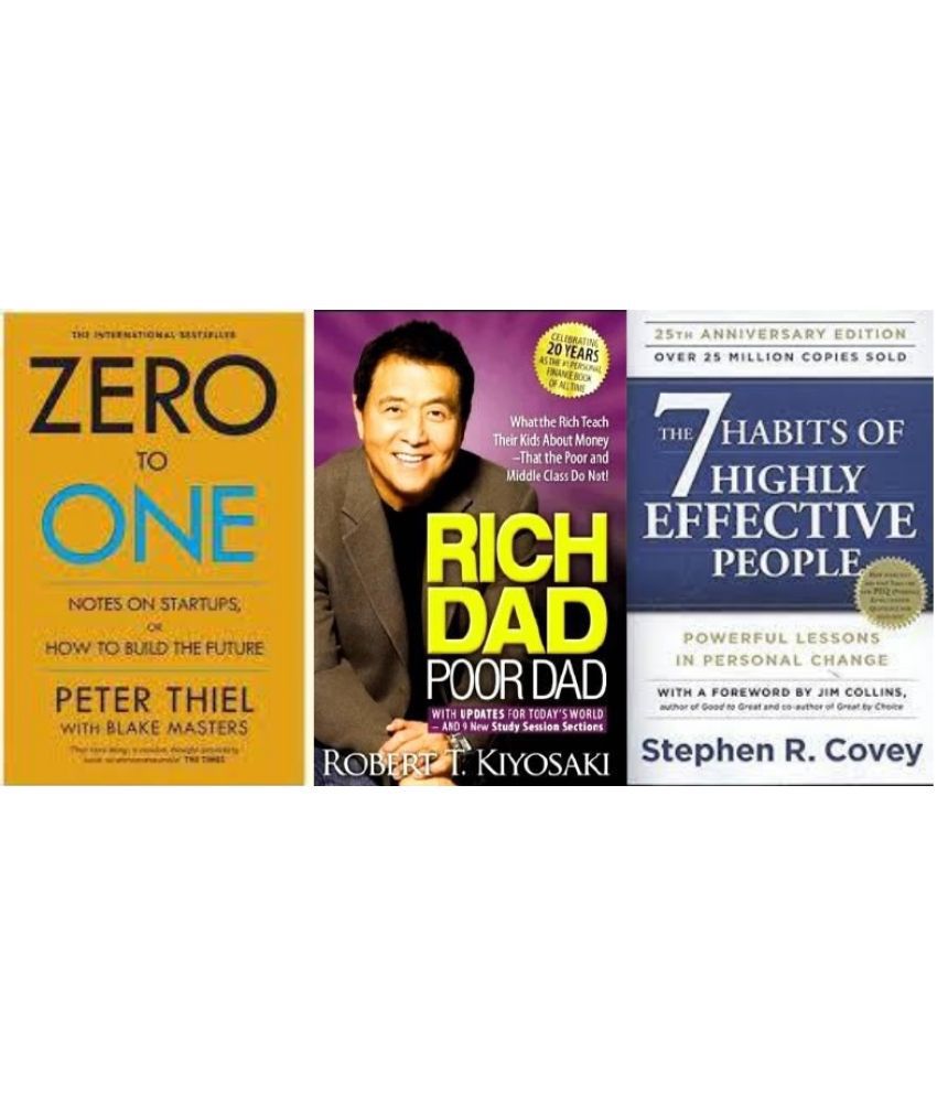     			Zero To One + Rich Dad Poor Dad + The 7 Habits of Highly Effective People