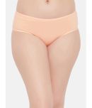 Clovia - Peach Cotton Solid Women's Hipster ( Pack of 1 )