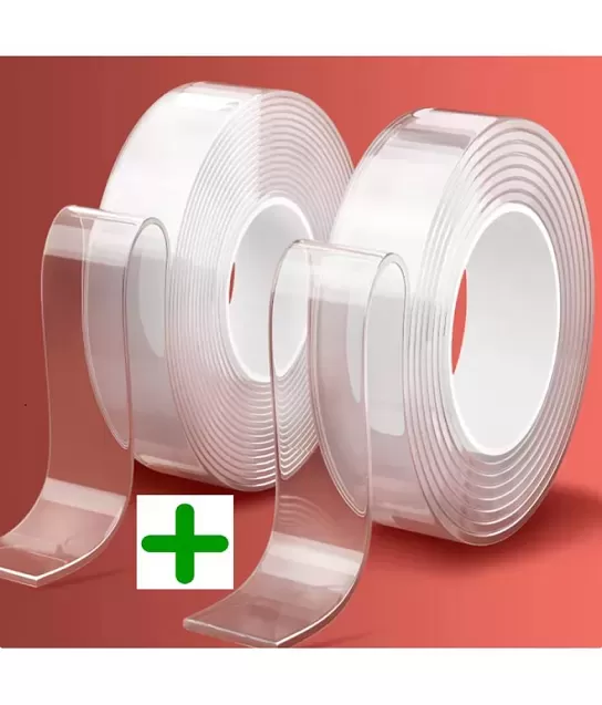 Buy Double sided Nano Strong Grip Waterproof Traceless Removable Washable  Adhesive Reusable Tape Online at Best Price in India - Snapdeal