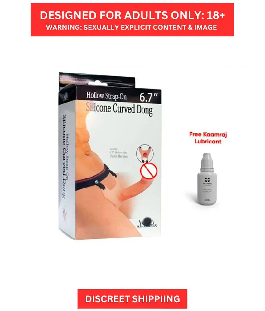 7 Inch Hollow Strap On Dildo With Belt Sex Toy For Men And Couples By  Naughty Nights + Free Kaamraj Lubricant: Buy 7 Inch Hollow Strap On Dildo  With Belt Sex Toy