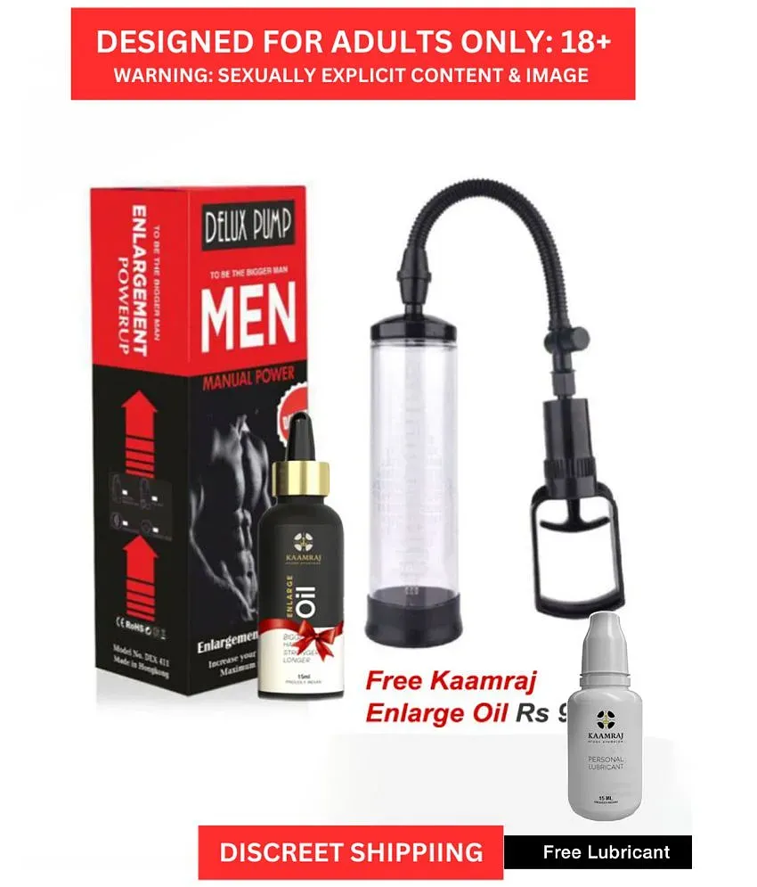 Kaamraj Enlarge Cream 50ML Penis Enlargement Pump Combo Buy