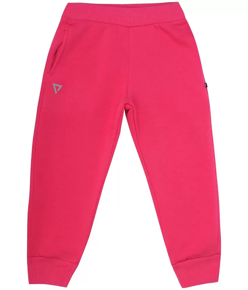 Girls Club Fleece Joggers in Pink | Childsplay Clothing
