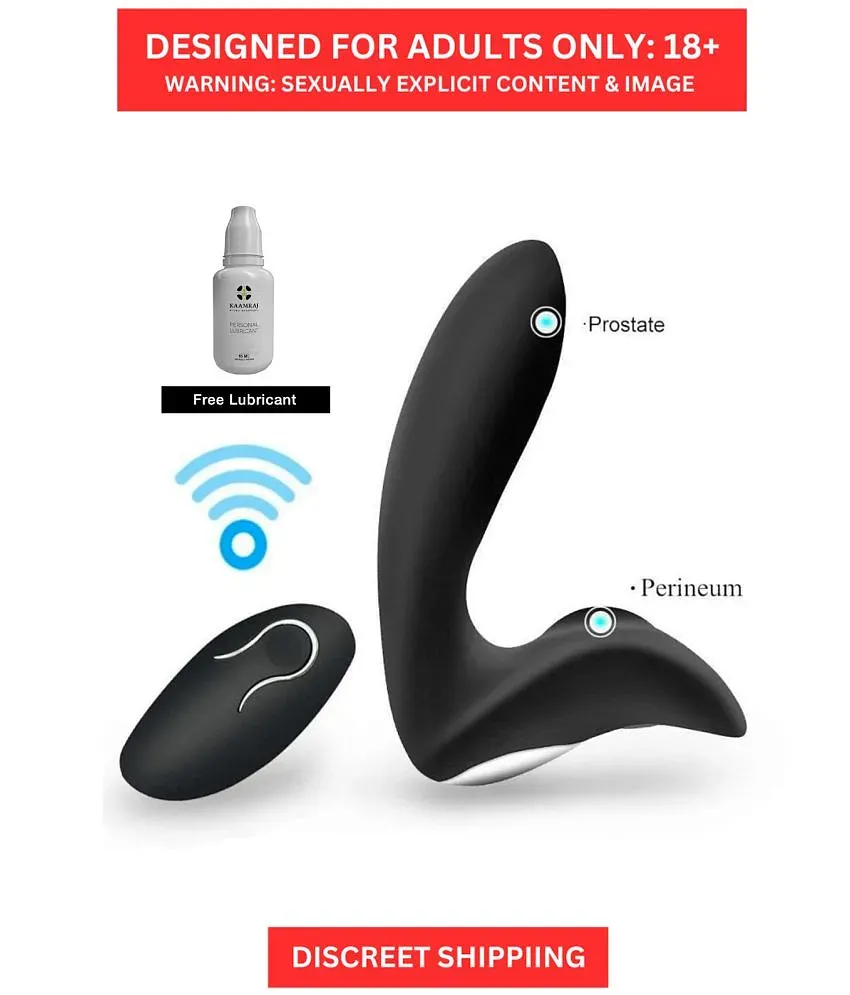 Wireless Remote Control Prostate Massage For Men And Women With USB  Charging Anal Sex Toy For Male And Female By Naughty Nights + Free Kaamraj  Lubricant: Buy Wireless Remote Control Prostate Massage