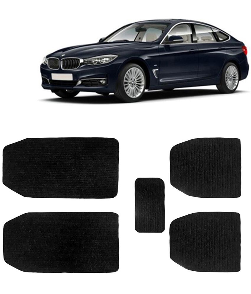     			Kingsway Carpet Style Universal Car Mats for BMW 3 Series GT, 2019 Onwards Model, Black Color Anti Slip Car Floor Foot Mats, Complete Set of 5 Piece, Premium Series