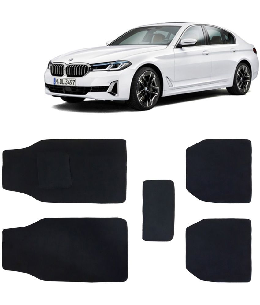     			Kingsway Carpet Style Universal Car Mats for BMW 5 Series, 2021 Onwards Model, Black Color Anti Slip Car Floor Foot Mats, Complete Set of 5 Piece, Executive Series