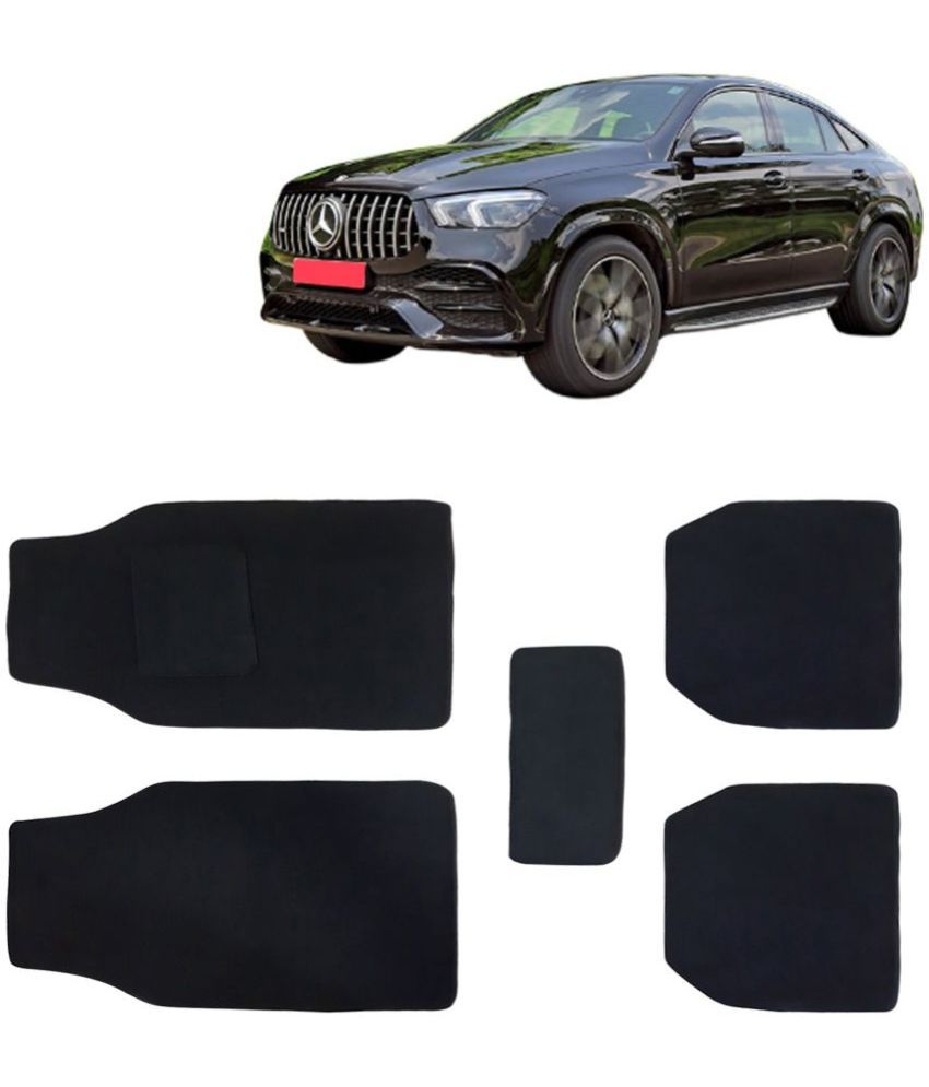     			Kingsway Carpet Style Universal Car Mats for AMG GLE 53, 2020 Onwards Model, Black Color Anti Slip Car Floor Foot Mats, Complete Set of 5 Piece, Executive Series