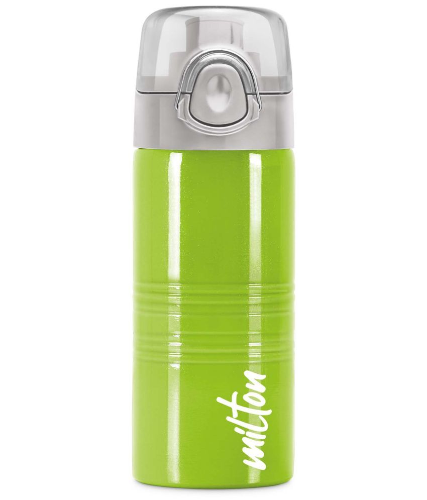     			Milton Vogue 500 Stainless Steel Water Bottle, 490 ml, Parrot Green