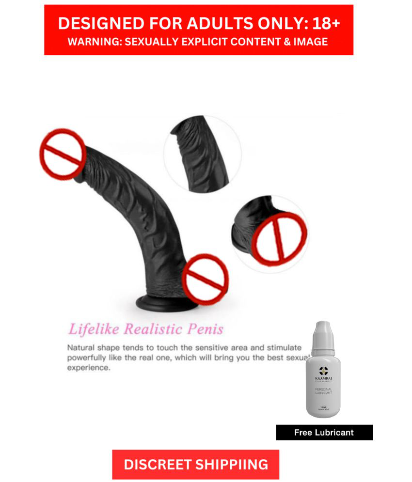     			Water-Resistant Black Silicone Dildo - Perfect for Women's Intimate Needs for Sensual Waves
