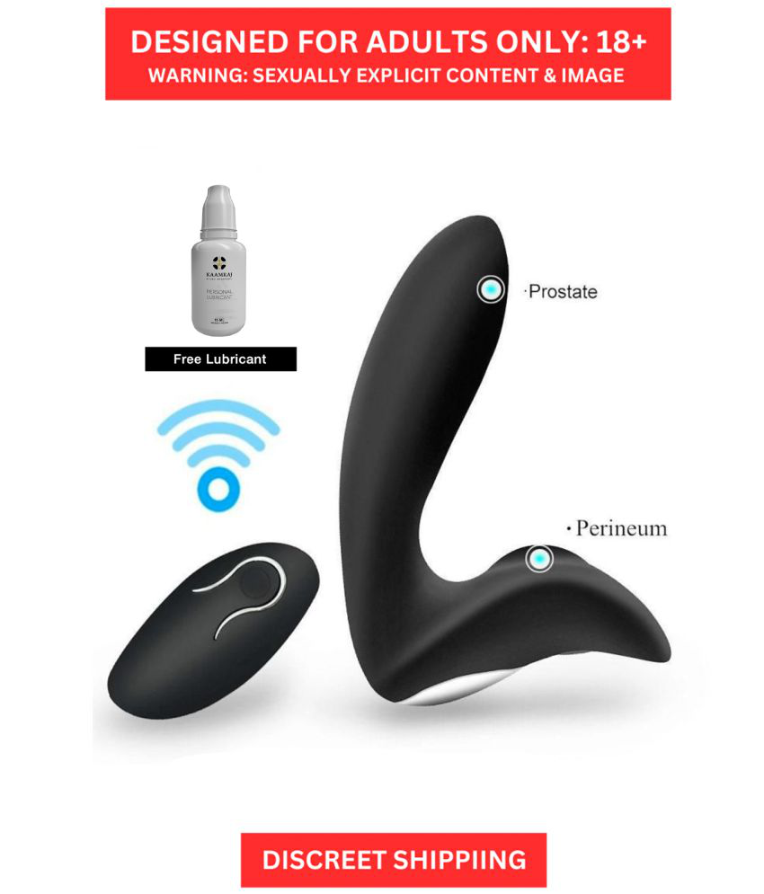     			Wireless Remote Control Prostate Massage For Men And Women With USB Charging Anal Sex Toy For Male And Female By Naughty Nights + Free Kaamraj Lubricant