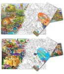 GIANT DINOSAUR COLOURING POSTER and GIANT DRAGON COLOURING POSTER | Set of 2 Posters I coloring Posters Starter Kit