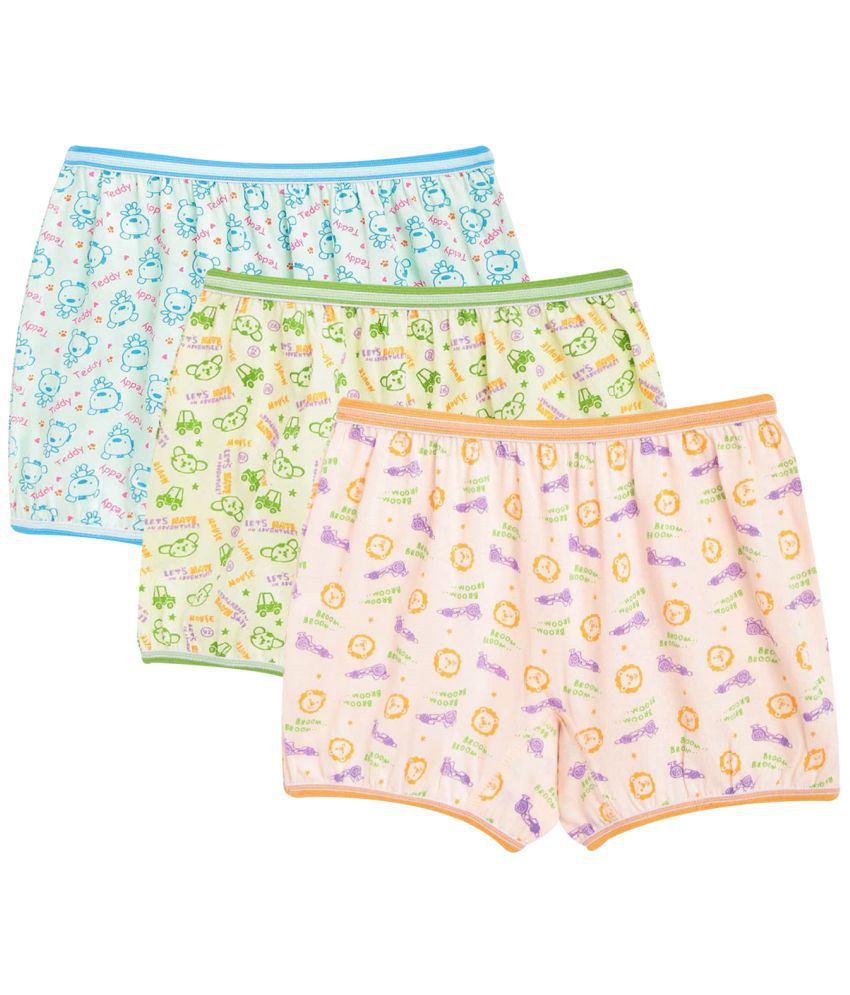     			Bodycare - Multi Cotton Girls Bloomers ( Pack of 3 )