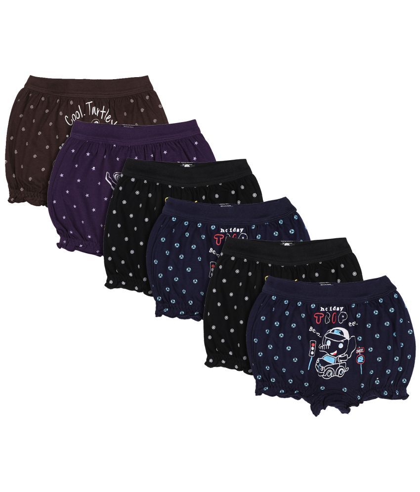     			Bodycare Pack of 6 Cotton Girls Bloomers ( Multi )