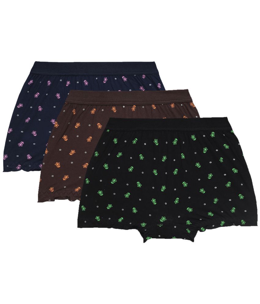     			Bodycare - Multi Cotton Girls Bloomers ( Pack of 3 )