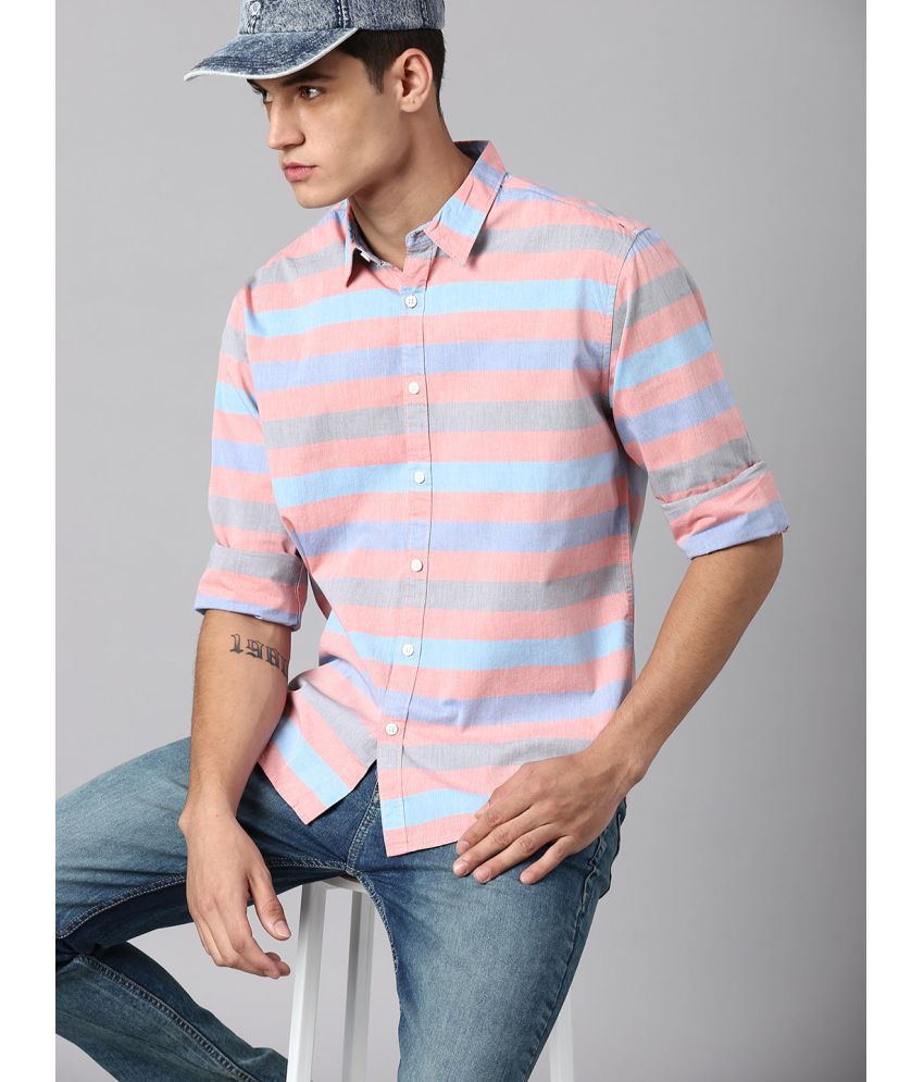     			Dennis Lingo - Multicolor 100% Cotton Slim Fit Men's Casual Shirt ( Pack of 1 )