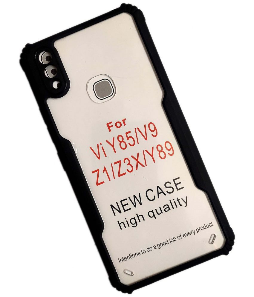     			JMA - Bumper Cases Compatible For Polycarbonate Vivo V9 ( Pack of 1 )