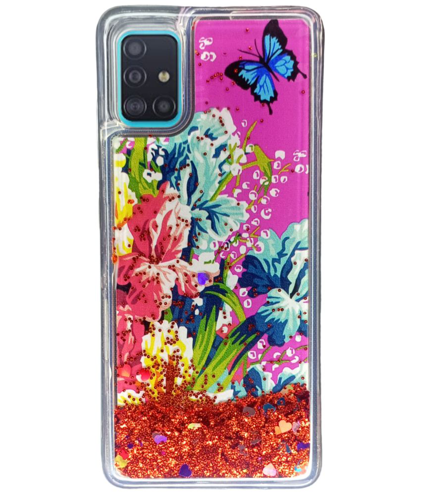     			NBOX - Multicolor Printed Back Cover Silicon Compatible For Samsung Galaxy A51 ( Pack of 1 )