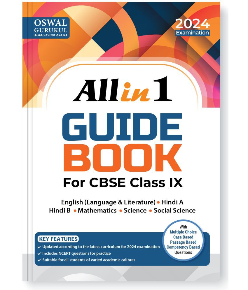     			Oswal - Gurukul All in 1 Guide Book for CBSE Class 9 Exam 2024 -  NCERT Questions,  Latest Syllabus Pattern MCQs/Case/ Passage/Picture Based