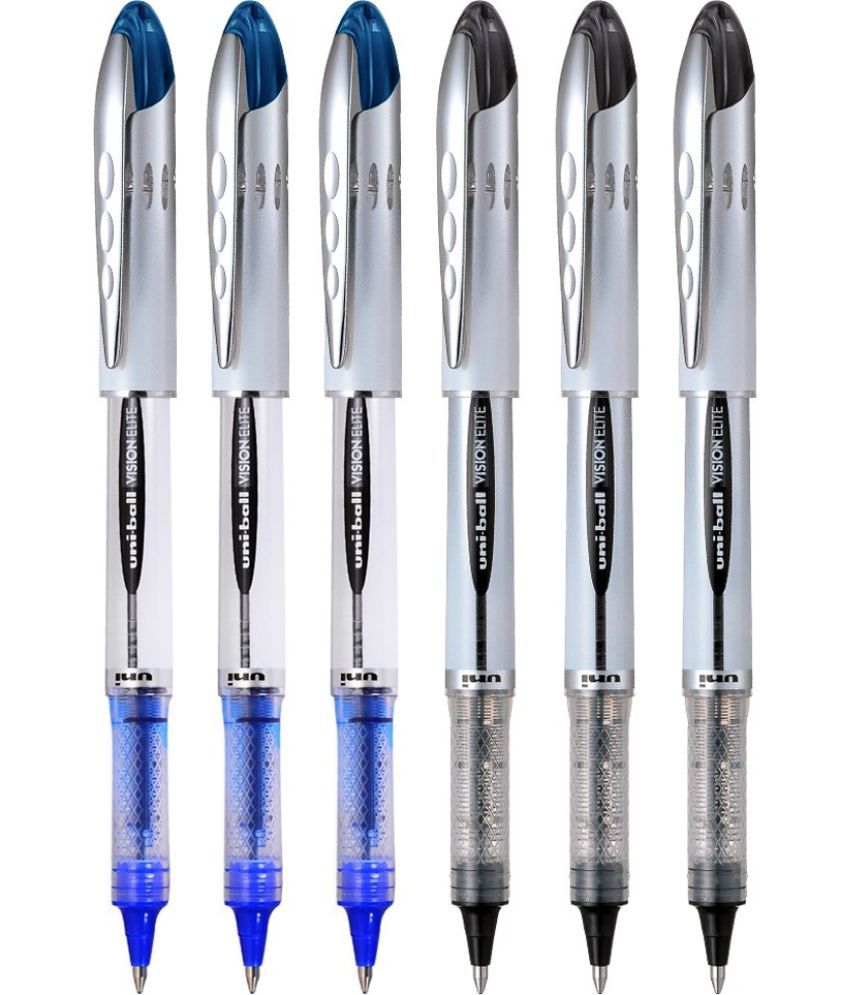     			Uniball - Blue Roller Ball Pen ( Pack of 6 )