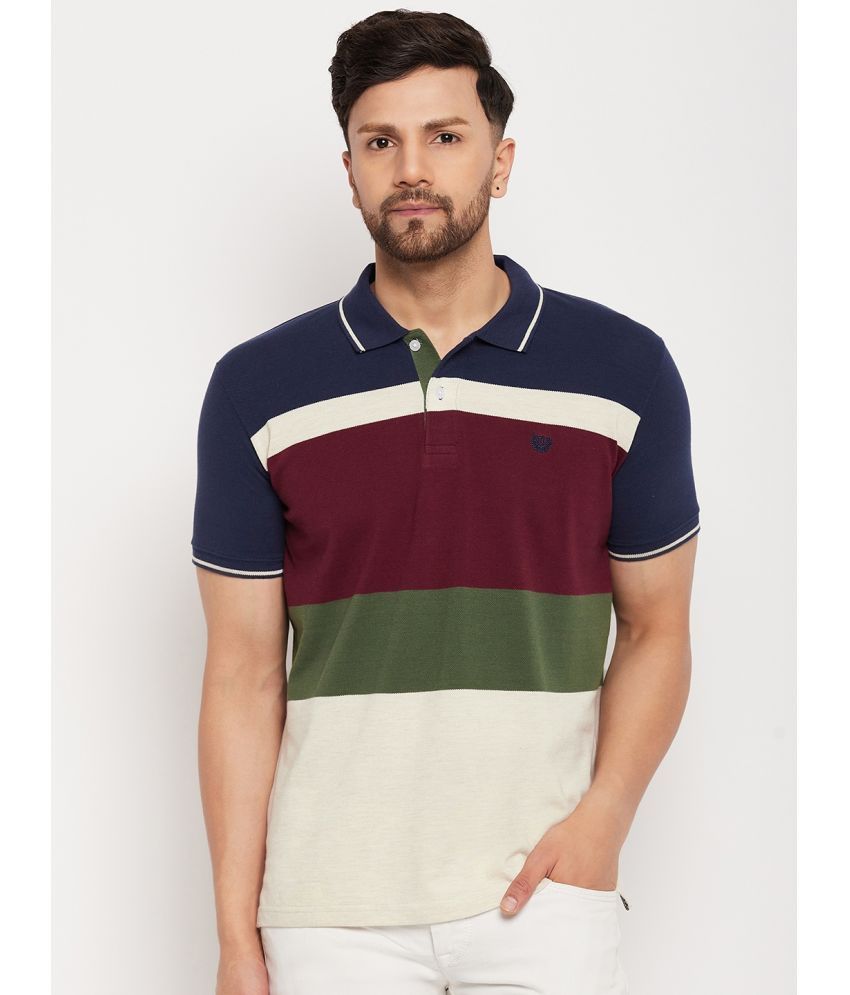     			Duke - Multicolor Cotton Blend Slim Fit Men's Polo T Shirt ( Pack of 1 )