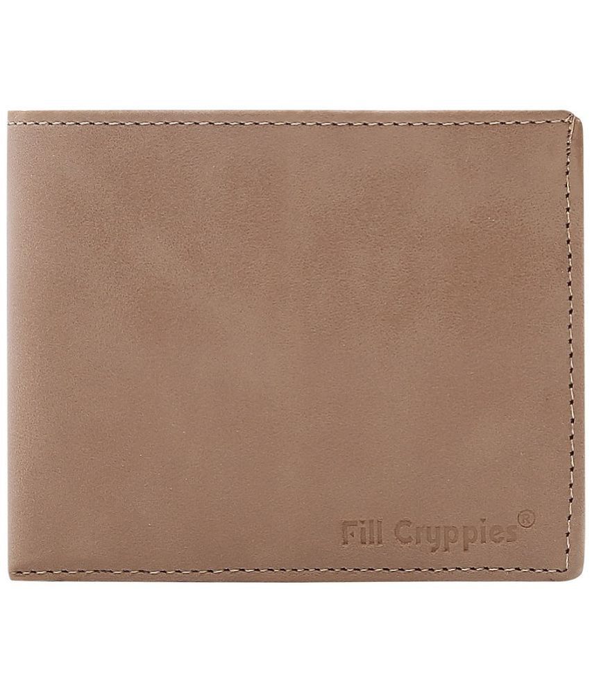     			FILL CRYPPIES - Beige Canvas Men's Regular Wallet ( Pack of 1 )