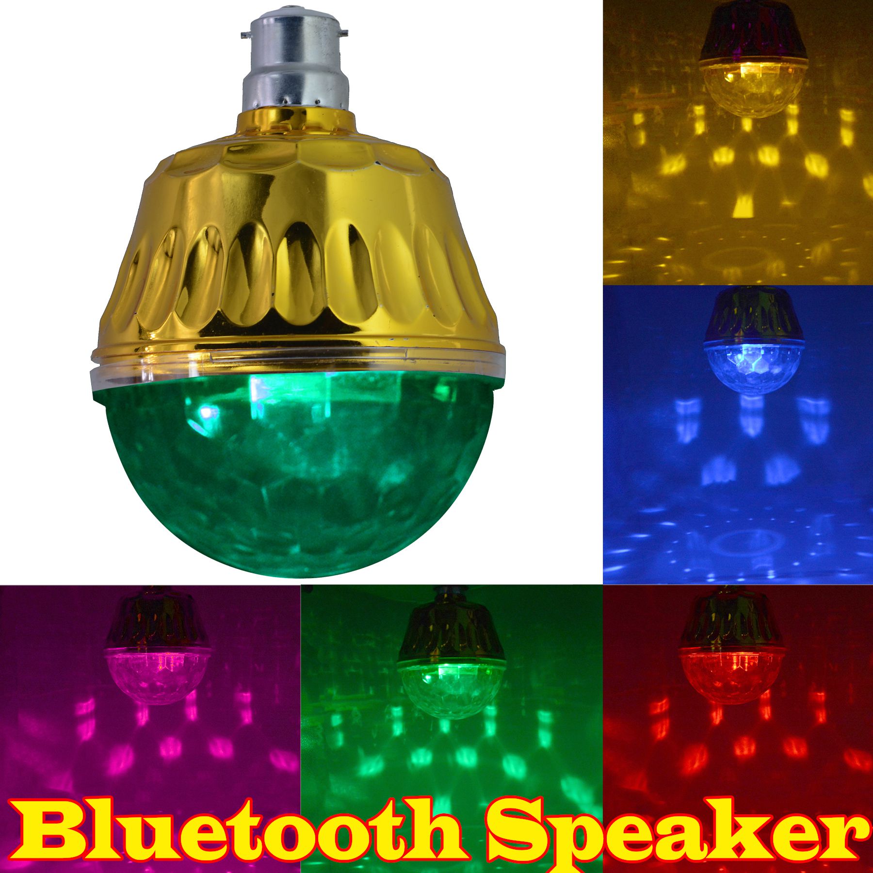     			JMALL Music Multicolor Light With Bluetooth Speaker