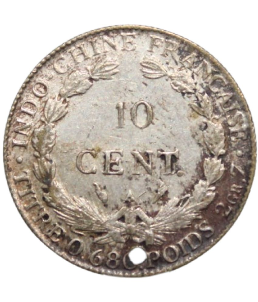     			newWay - 10 Centimes (1925) French Indochina Collectible Old and Rare Small 1 Coin Numismatic Coins