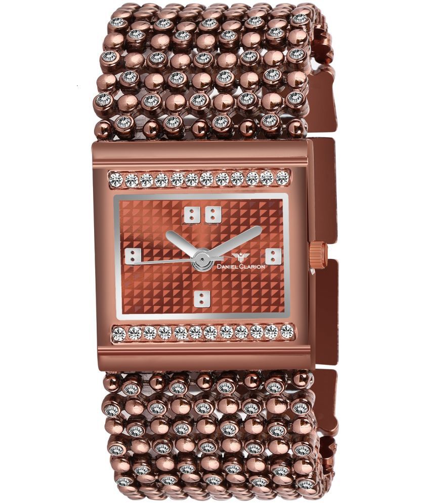     			Daniel Clarion - Brown Stainless Steel Analog Womens Watch