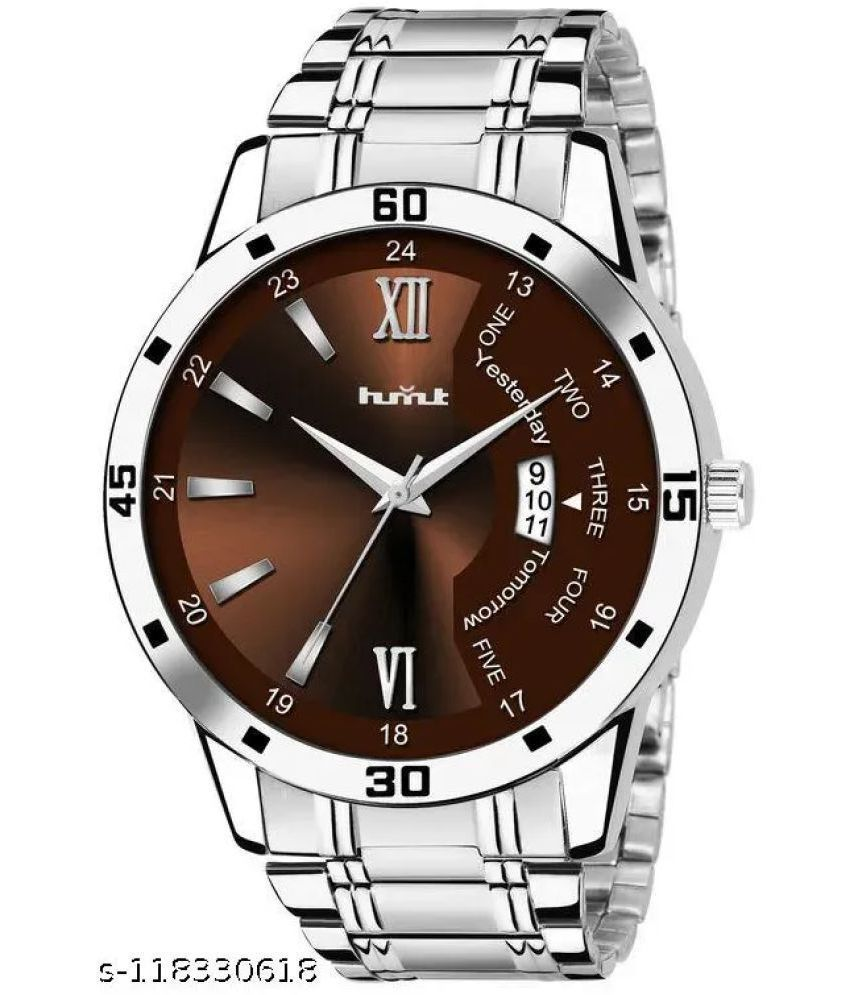     			HMCT - Silver Metal Analog Men's Watch