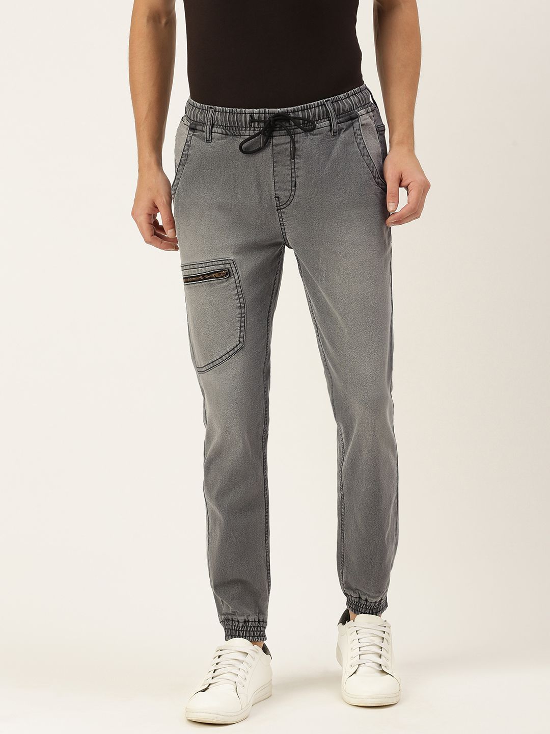     			IVOC - Grey Cotton Blend Slim Fit Men's Jeans ( Pack of 1 )