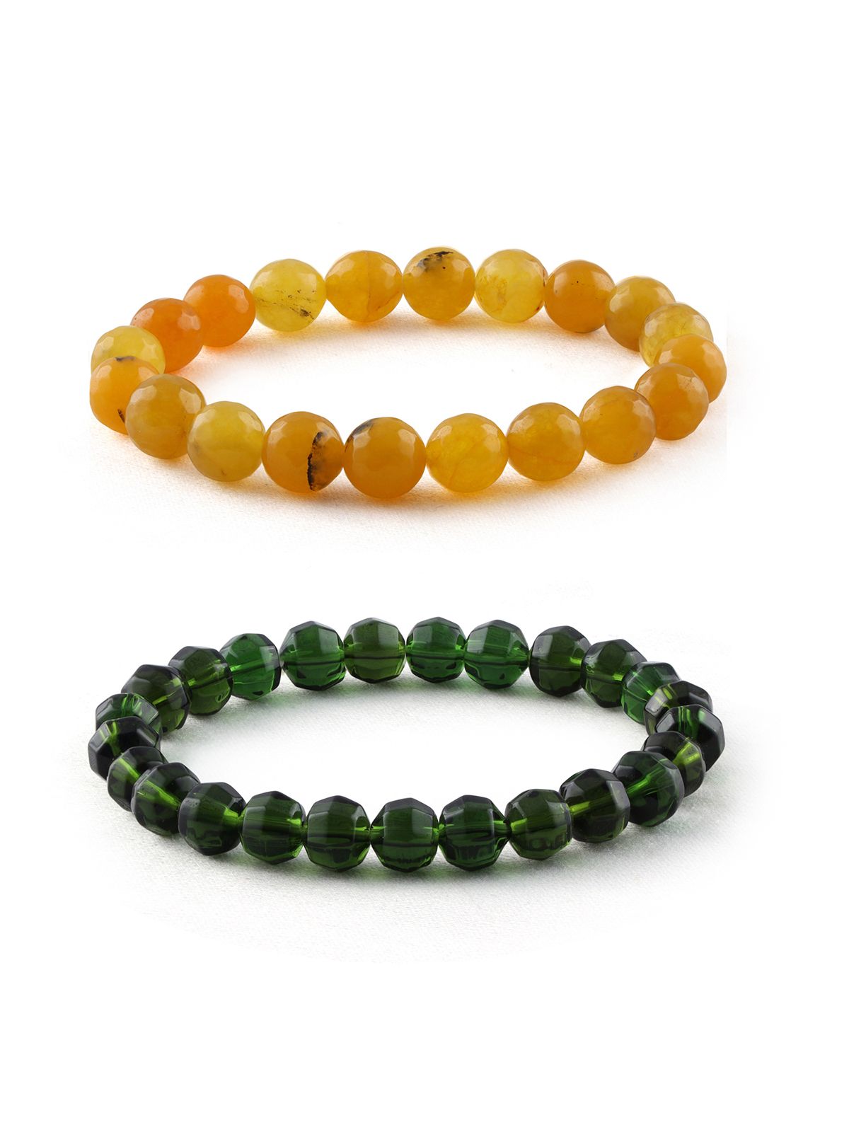     			JFL - Green Bracelet ( Pack of 2 )