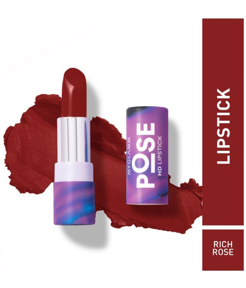     			MyGlamm POSE HD Lipstick-Rich Rose-4gm