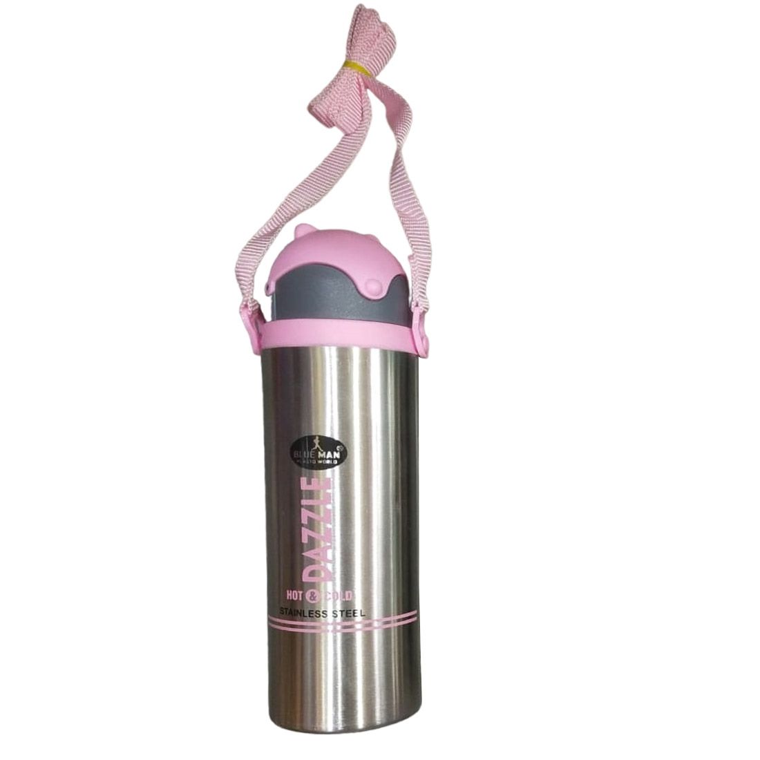     			Skylii - Steel Double inner Wall Vacuum sipper Water Bottle Pink Water Bottle 700 mL ( Set of 1 )