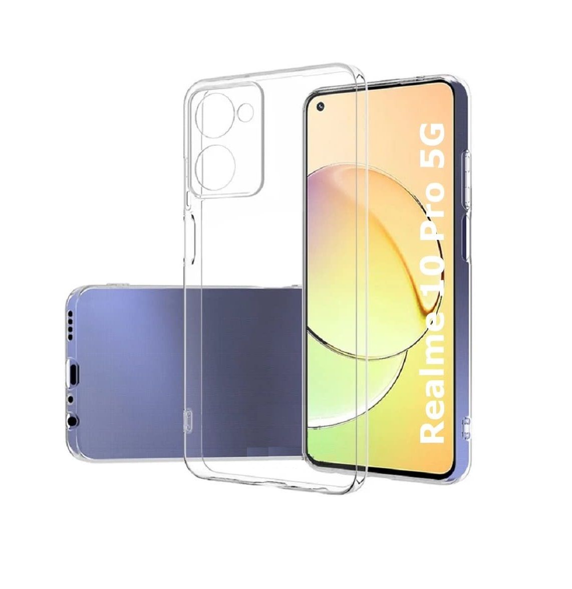     			Spectacular Ace - Plain Cases Compatible For Silicon Realme 10 Pro 5G ( Pack of 1 )