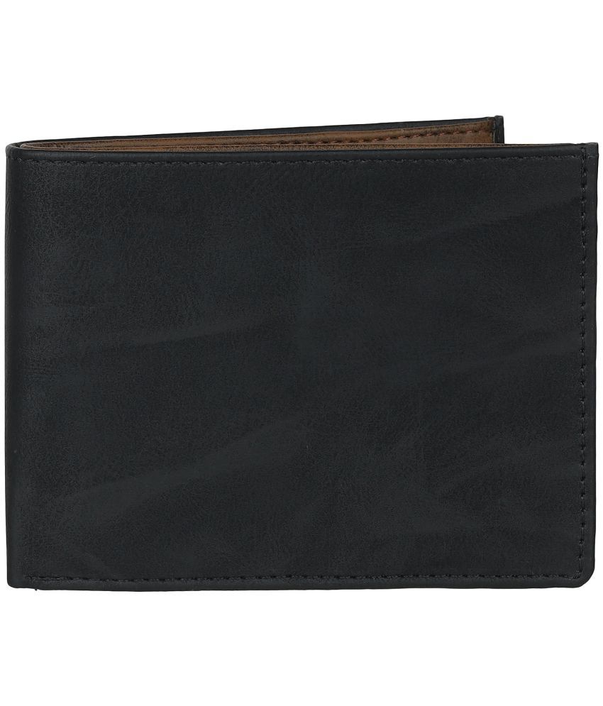     			samtroh - Black PU Men's Coin Pouch ( Pack of 1 )