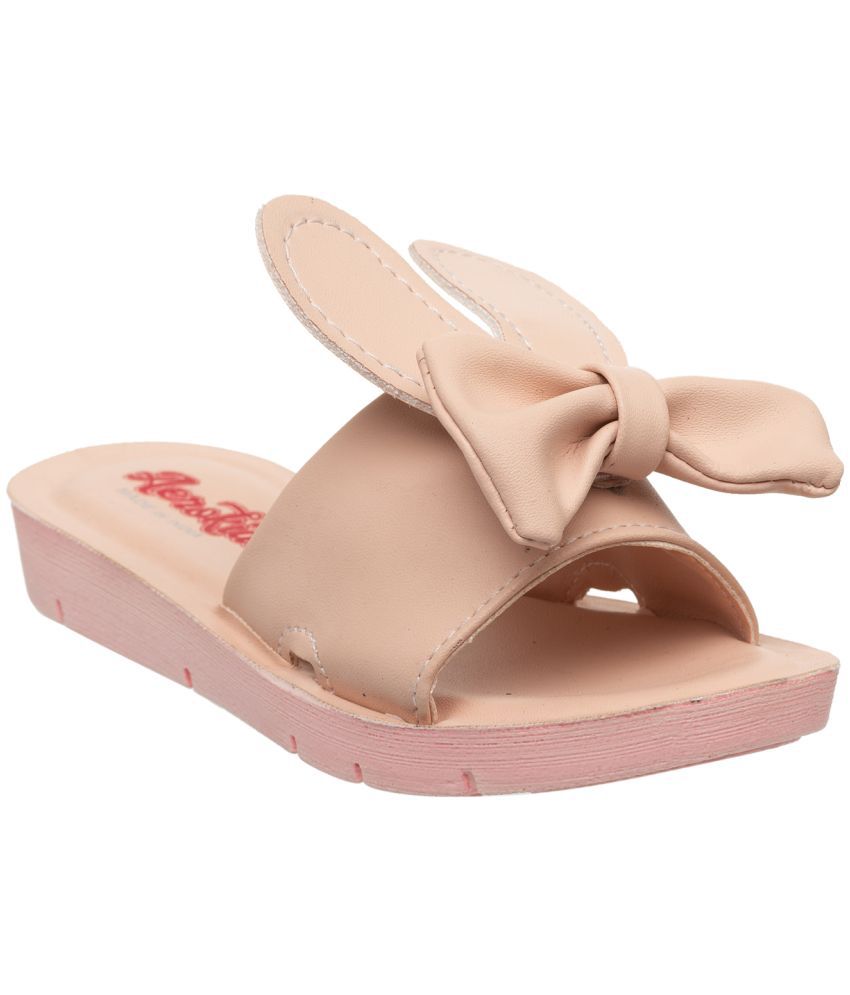     			Aerokids Stylish Fashion Sandal/Slipper for Girls | Comfortable | Lightweight | Anti Skid | Casual Office Footwear