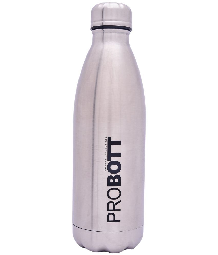     			Probott - Silver Steel Flask ( 500 ml )