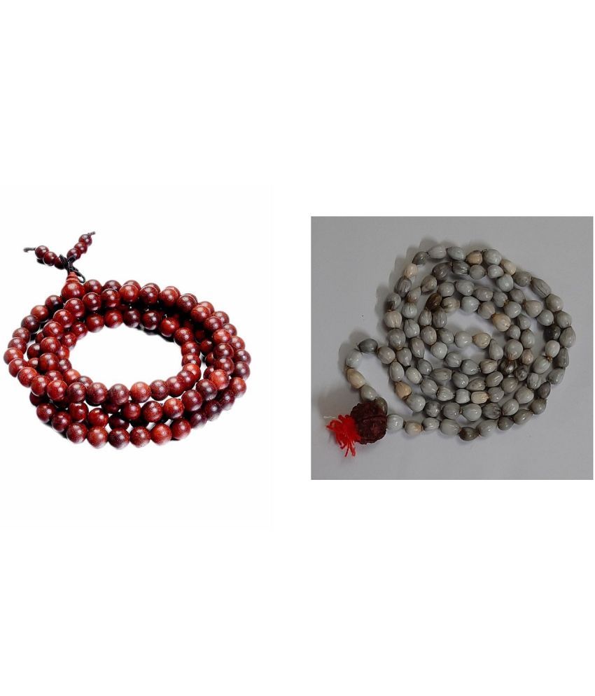     			Shri Astha Vinayak- Combo of Acrylic Mala and Red Sandalwood Mala