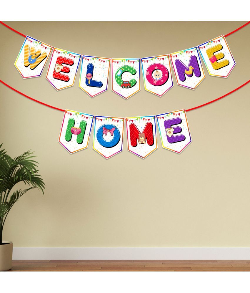     			Zyozi Baby Boy Or Girl Welcome Home Decoration Kit Banner for Baby Shower/Welcome Party (Pack of 1)