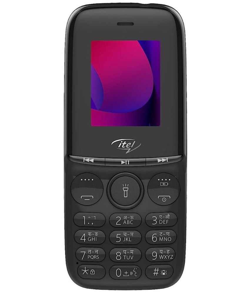     			itel Muzik110 Dual SIM Feature Phone Black