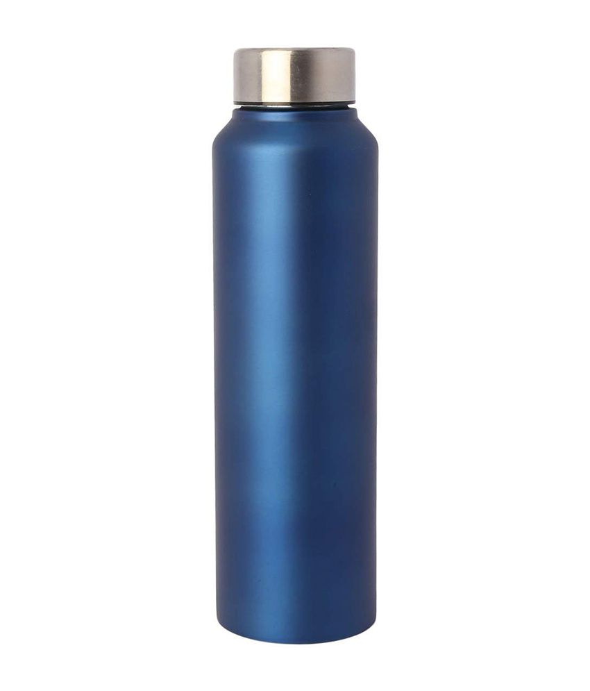     			HOMETALES Blue Color Stainless Steel Fridge Water Bottle, 900ml