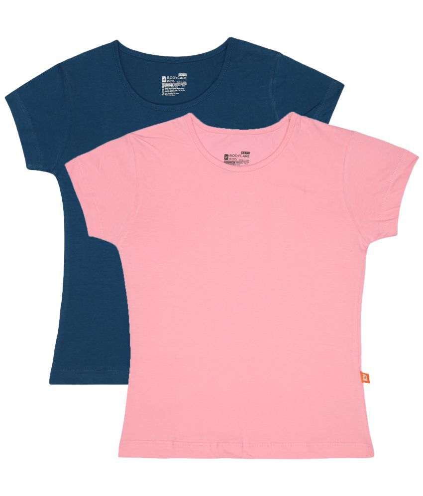     			Bodycare - Multi Cotton Girls T-Shirt ( Pack of 2 )