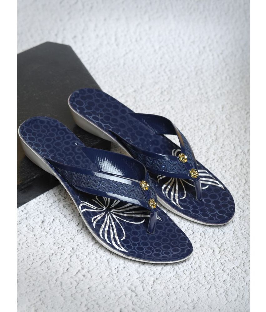     			Fabbmate - Navy Women's Flats