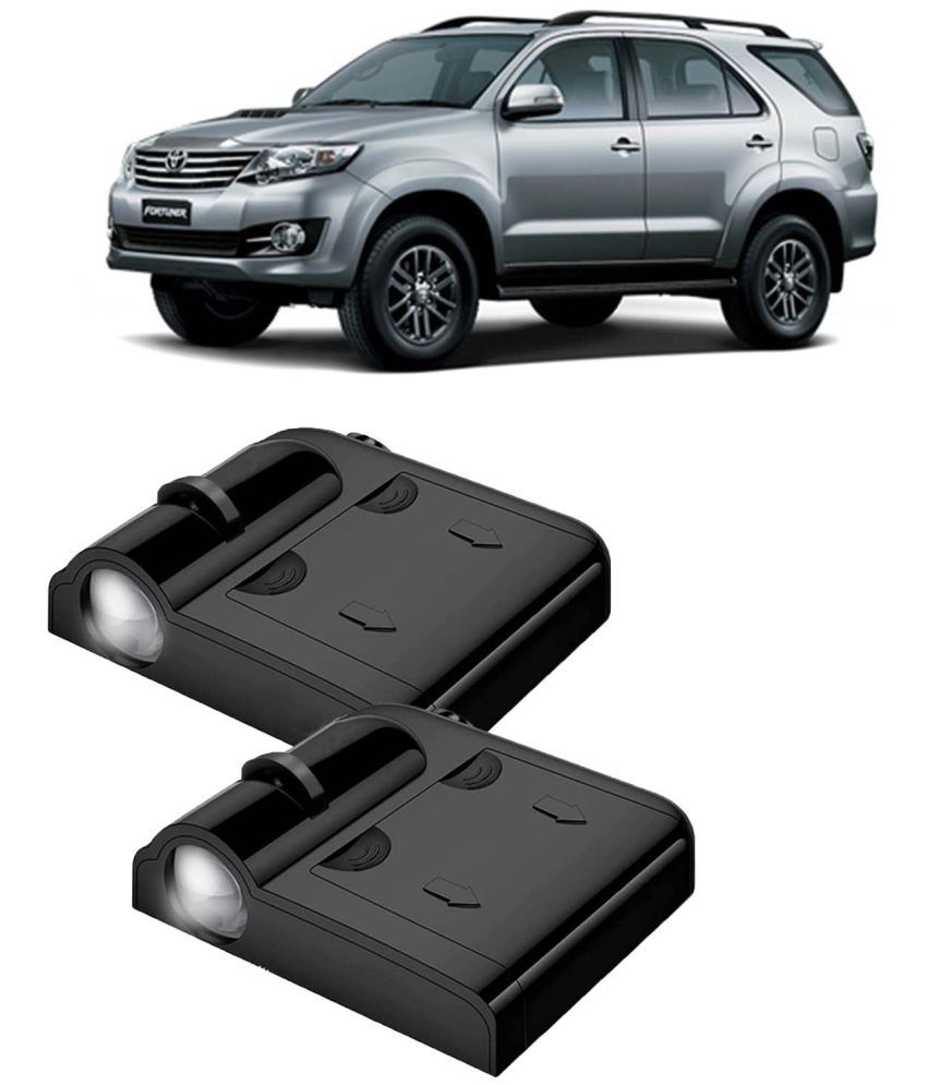    			Kingsway Car Logo Shadow Light for Toyota Fortuner, 2008 - 2017 Model, Car Door Welcome Light, 3D Car Logo Wireless LED Projector with Magnet Sensor Auto On/Off, 2Pcs Car Ghost Light