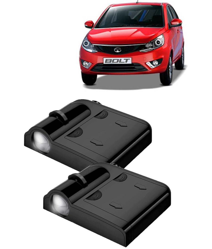     			Kingsway Car Logo Shadow Light for Tata Bolt, 2014 Onwards Model, Car Door Welcome Light, 3D Car Logo Wireless LED Projector with Magnet Sensor Auto On/Off, 2Pcs Car Ghost Light