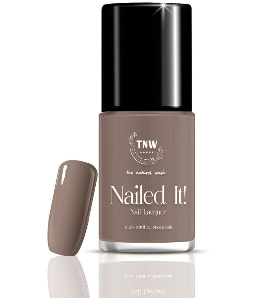     			TNW- The Natural Wash Nailed it Nail Lacquer (05) Coffee colada, Strawberry scent, 11ml