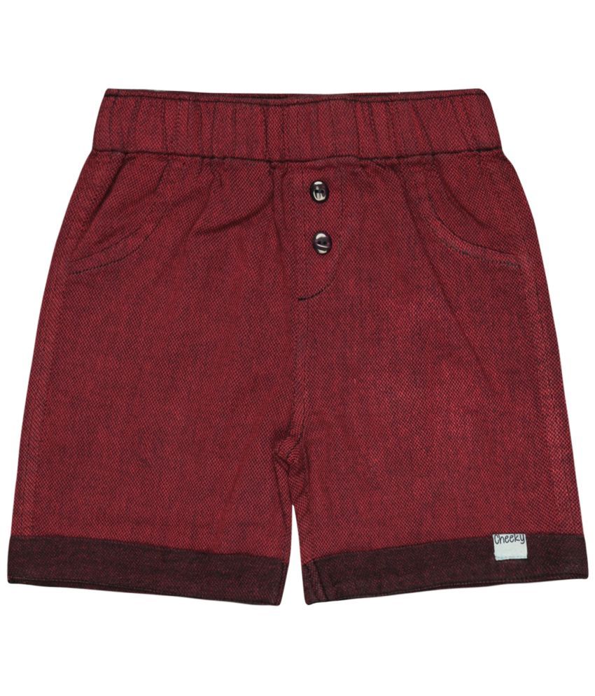     			Bodycare Baby Boys Cotton Shorts ( Maroon )